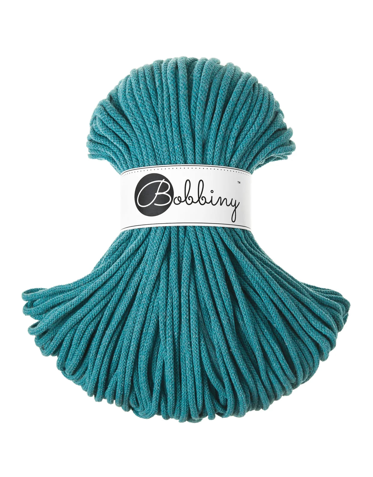 BOBBINY - COTON TRESSÉ PREMIUM 5MM (100M) - TEAL