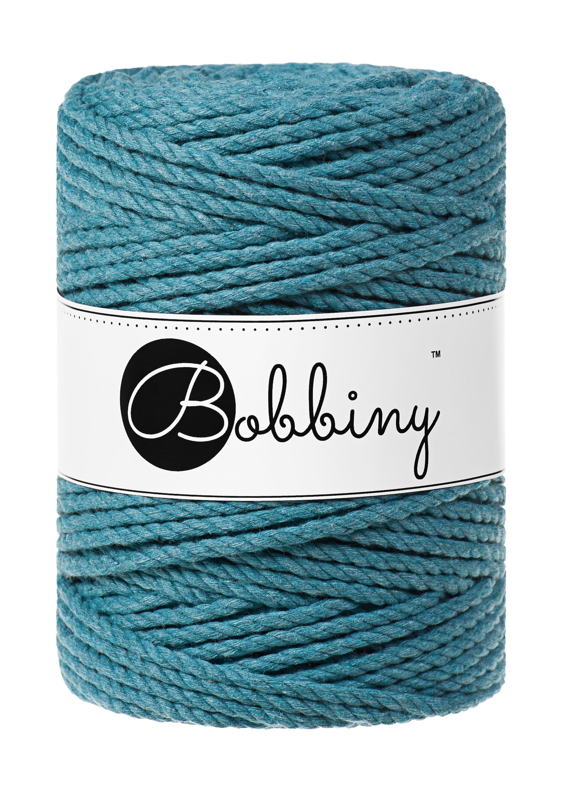 BOBBINY - COTON CÂBLÉ 3PLY 5MM - TEAL