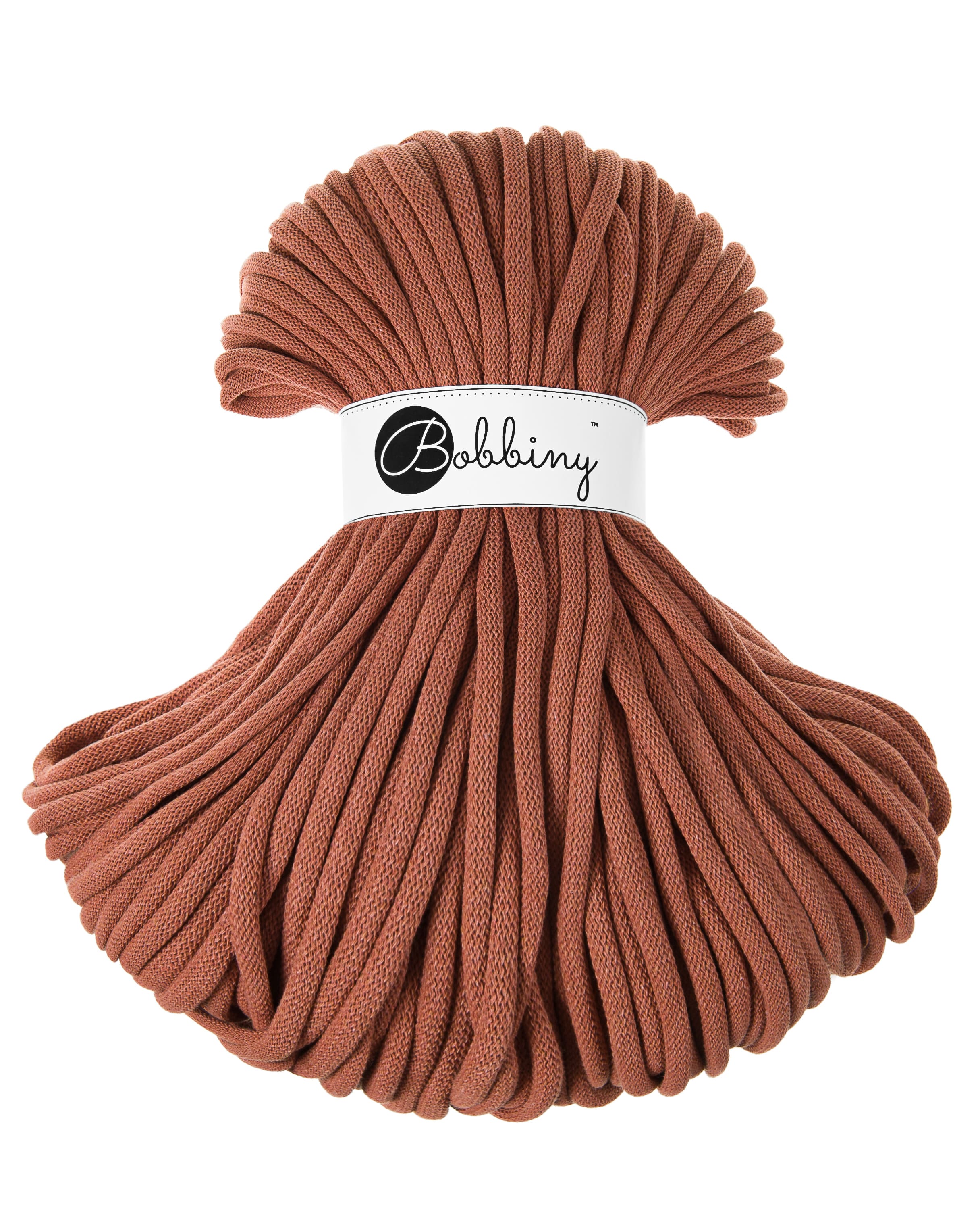 BOBBINY - COTON TRESSÉ JUMBO 9MM - TERRACOTTA