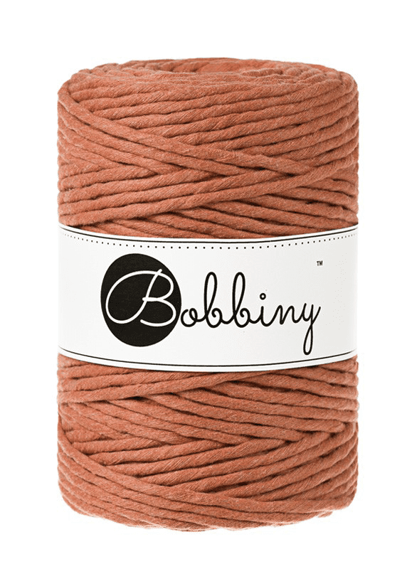 BOBBINY - COTON PEIGNÉ 5MM - TERRACOTTA