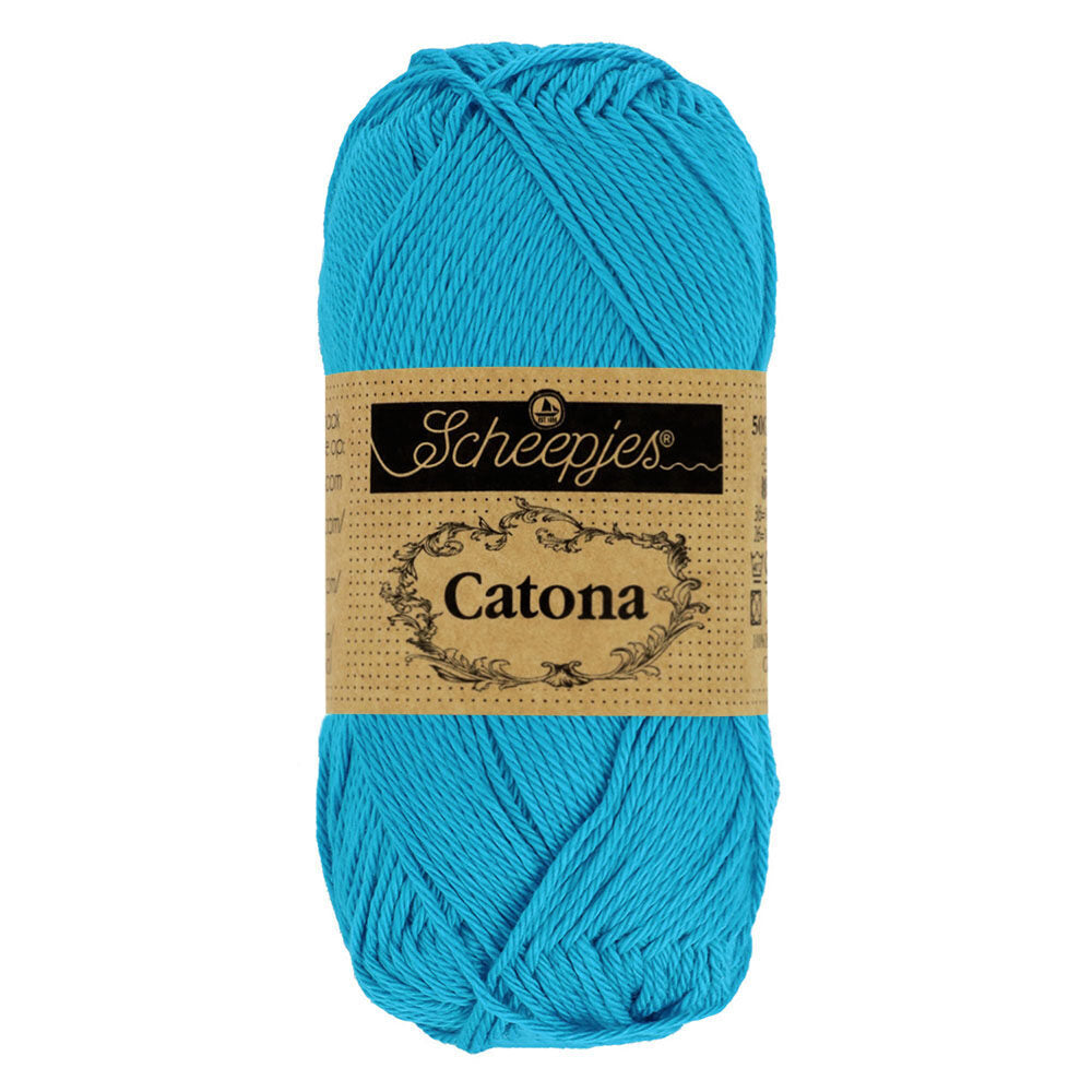 Scheepjes - Coton mercerisé Catona - 146 Vivid Blue