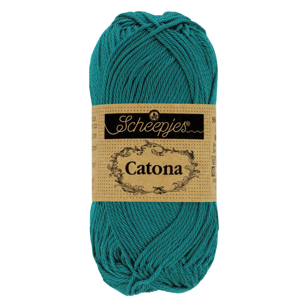 Scheepjes - Coton mercerisé Catona - 401 Dark Teal
