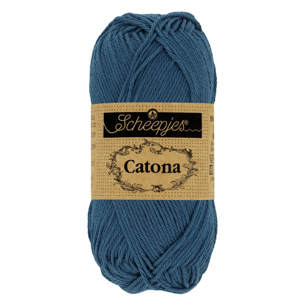 Scheepjes - Coton mercerisé Catona - 164 Light Navy