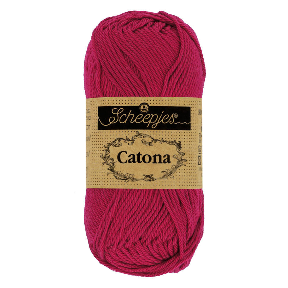 Scheepjes - Coton mercerisé Catona - 192 Scarlet