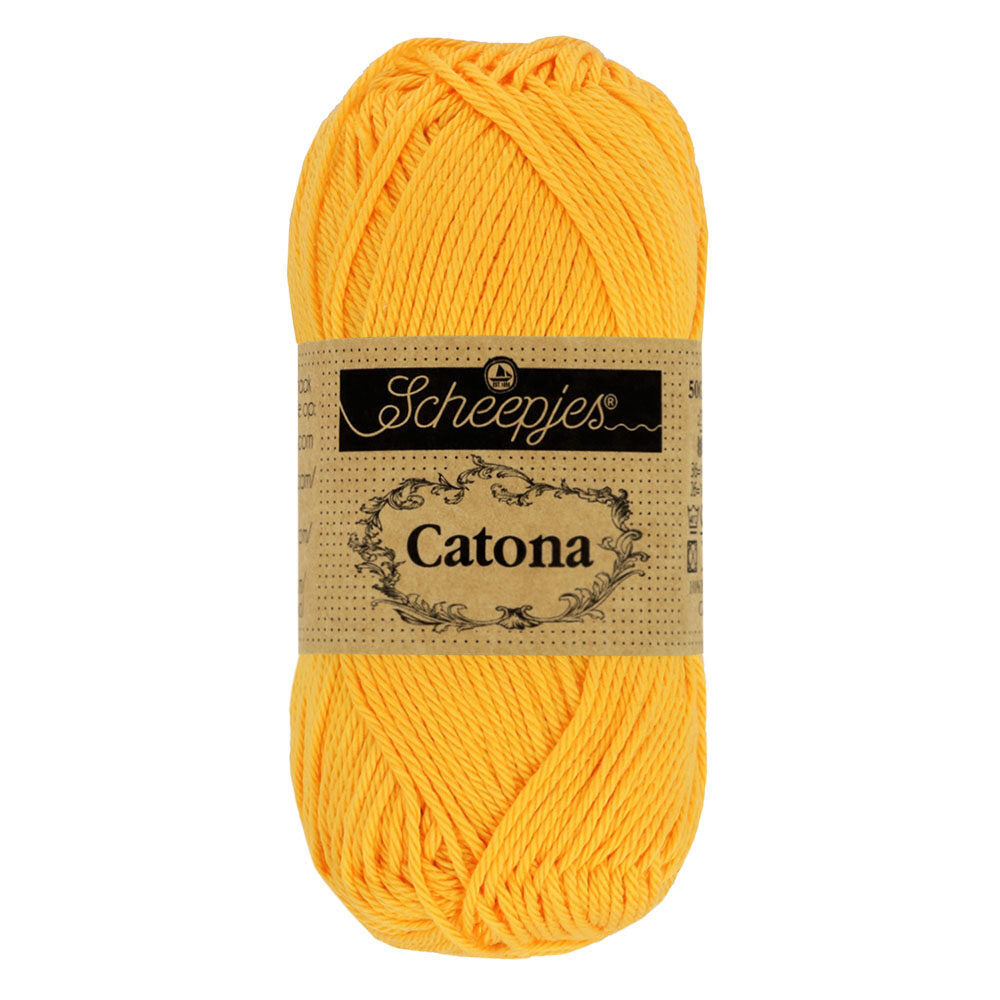Scheepjes - Coton mercerisé Catona - 208 Yellow Gold