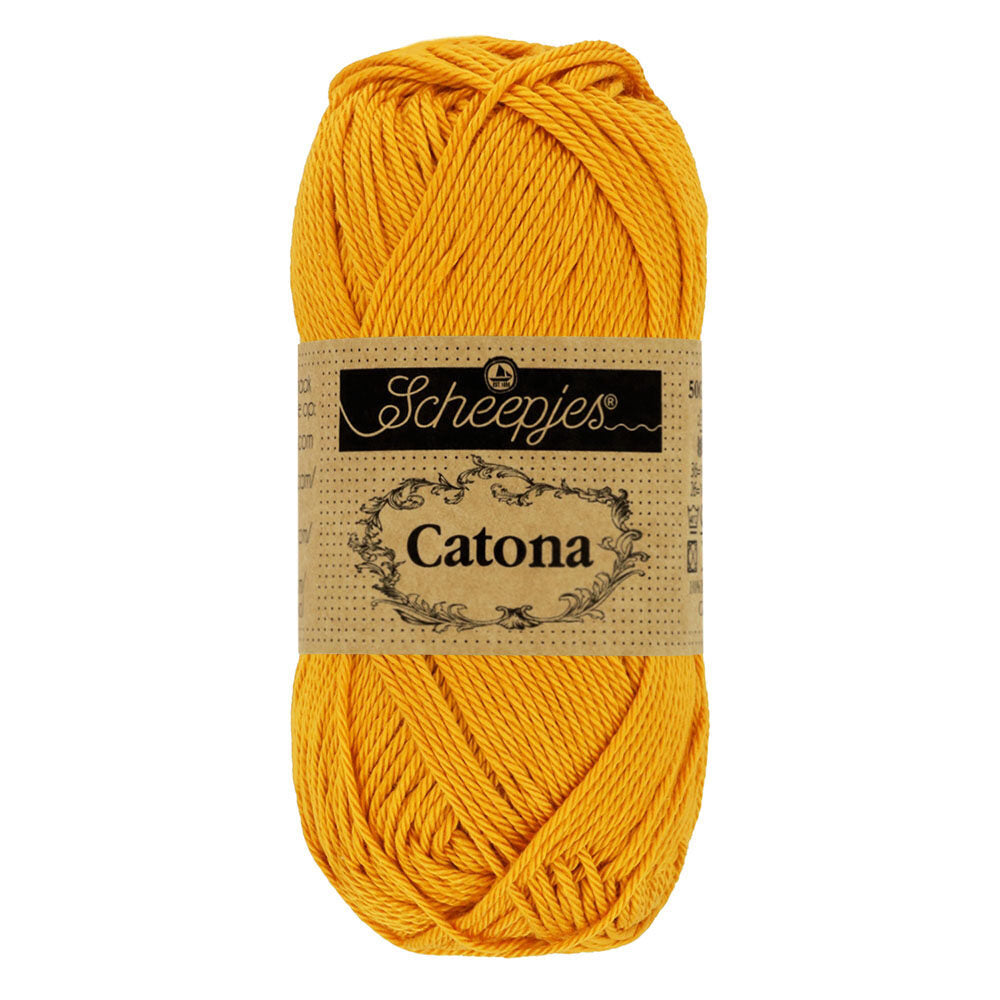 Scheepjes - Coton mercerisé Catona - 249 Saffron