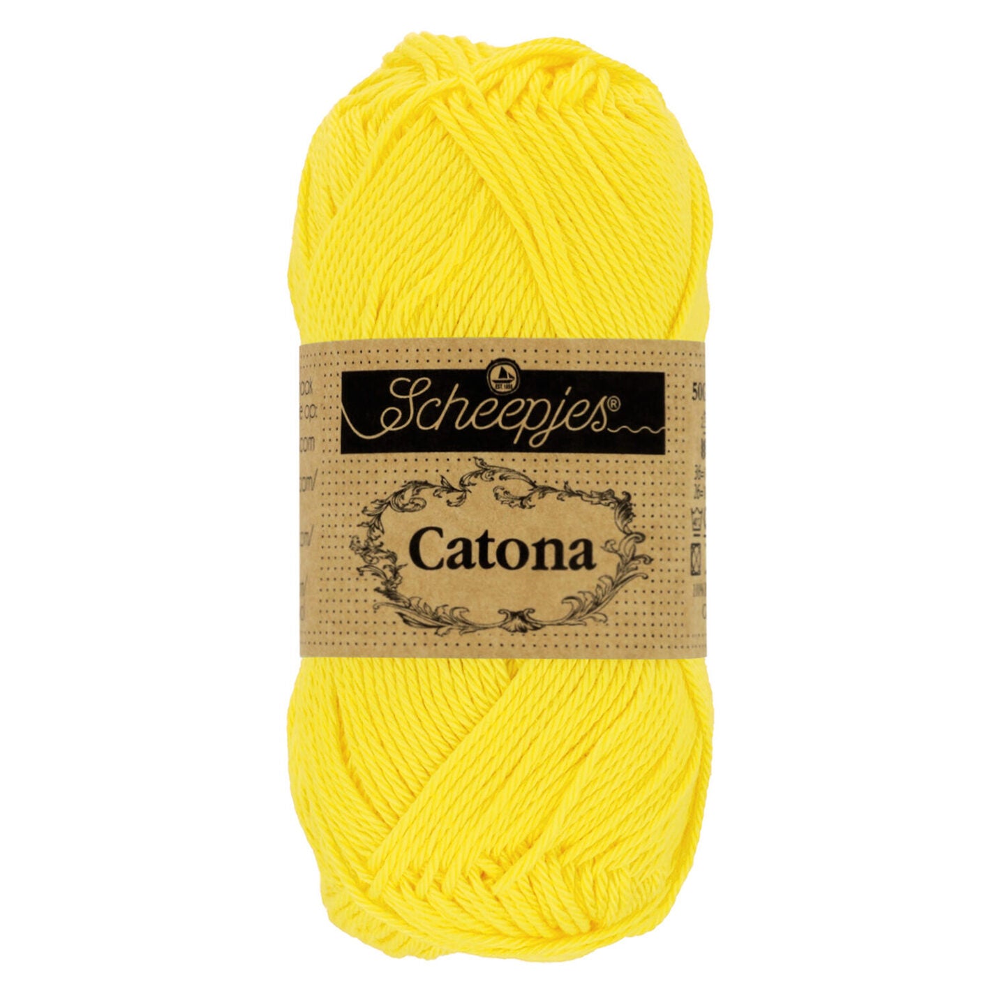 Scheepjes - Coton mercerisé Catona - 280 Lemon