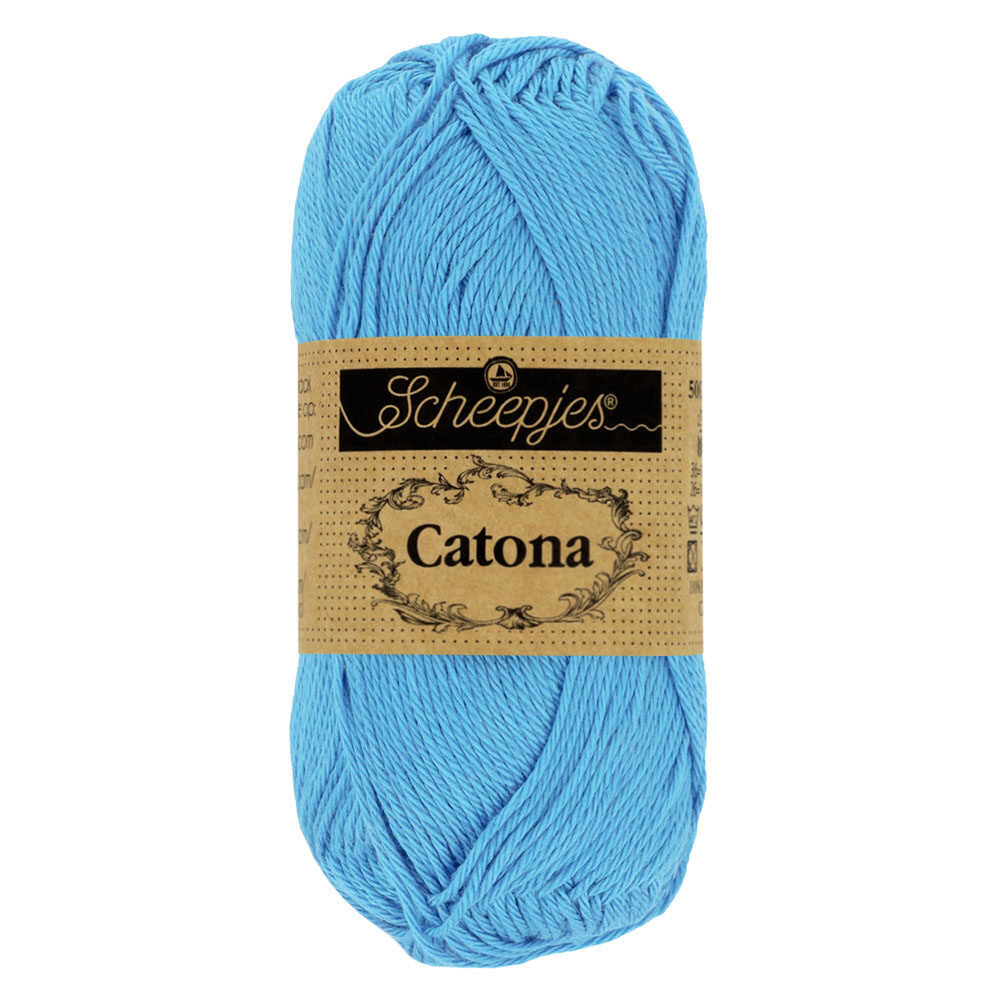 Scheepjes - Coton mercerisé Catona - 511 Cornflower10