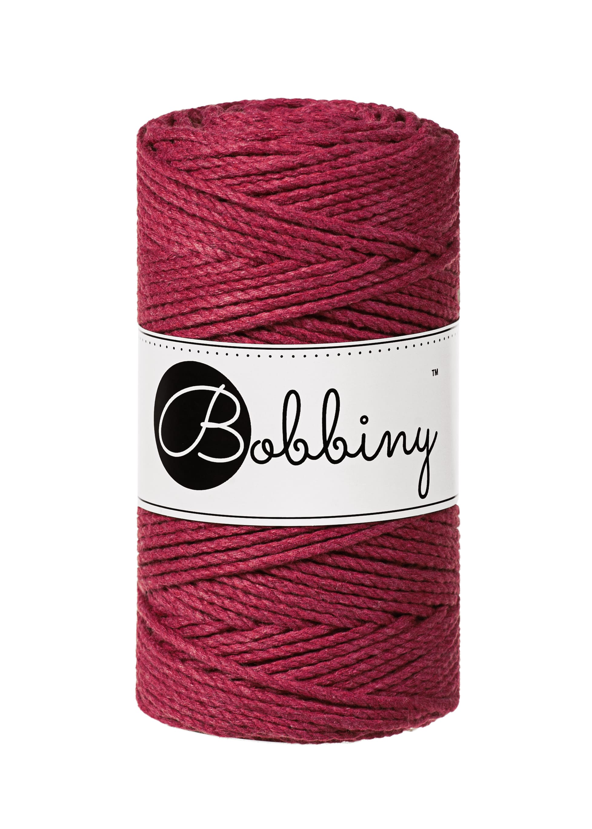 BOBBINY - COTON CÂBLÉ 3PLY 3MM - WINE RED