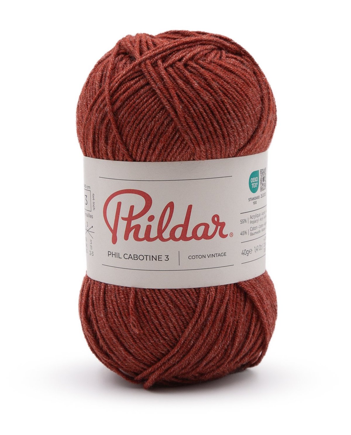 PHILDAR - PHIL CABOTINE 3 - Acajou