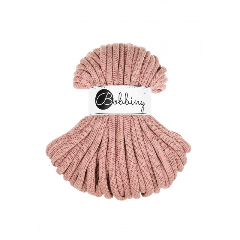BOBBINY - COTON TRESSÉ JUMBO 9MM (30M) - BLUSH