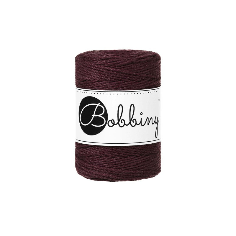 BOBBINY - COTON CÂBLÉ 3PLY 1.5MM - BURGUNDY