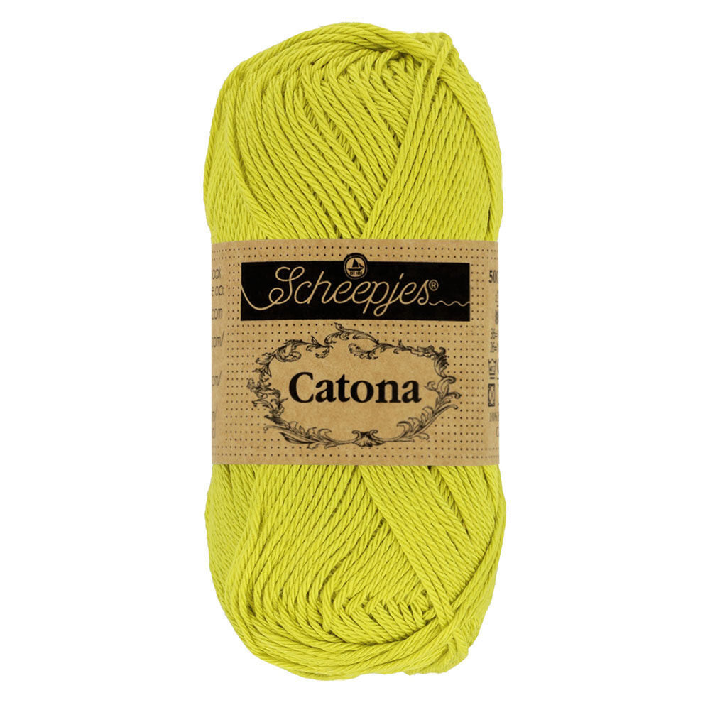 Scheepjes - Coton mercerisé Catona - 245 Green Yellow