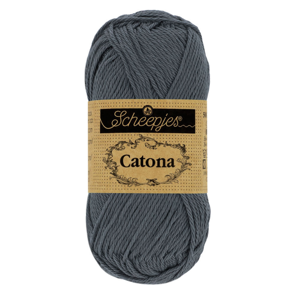 Scheepjes - Coton mercerisé Catona - 393 Charcoal