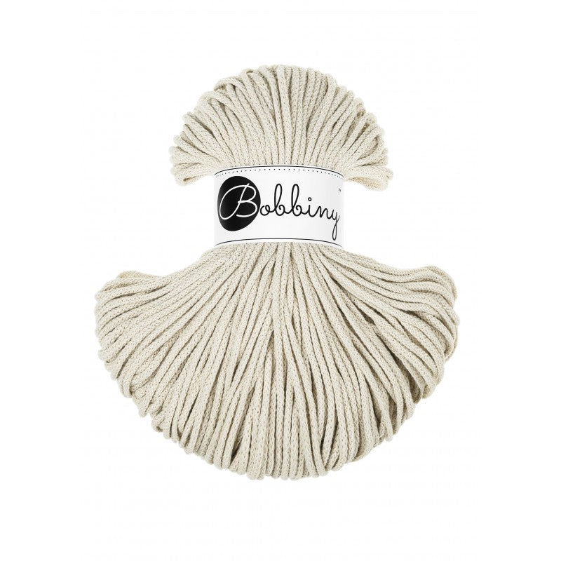 BOBBINY - COTON TRESSÉ JUNIOR 3MM - Cashmere Beige (édition limitée)