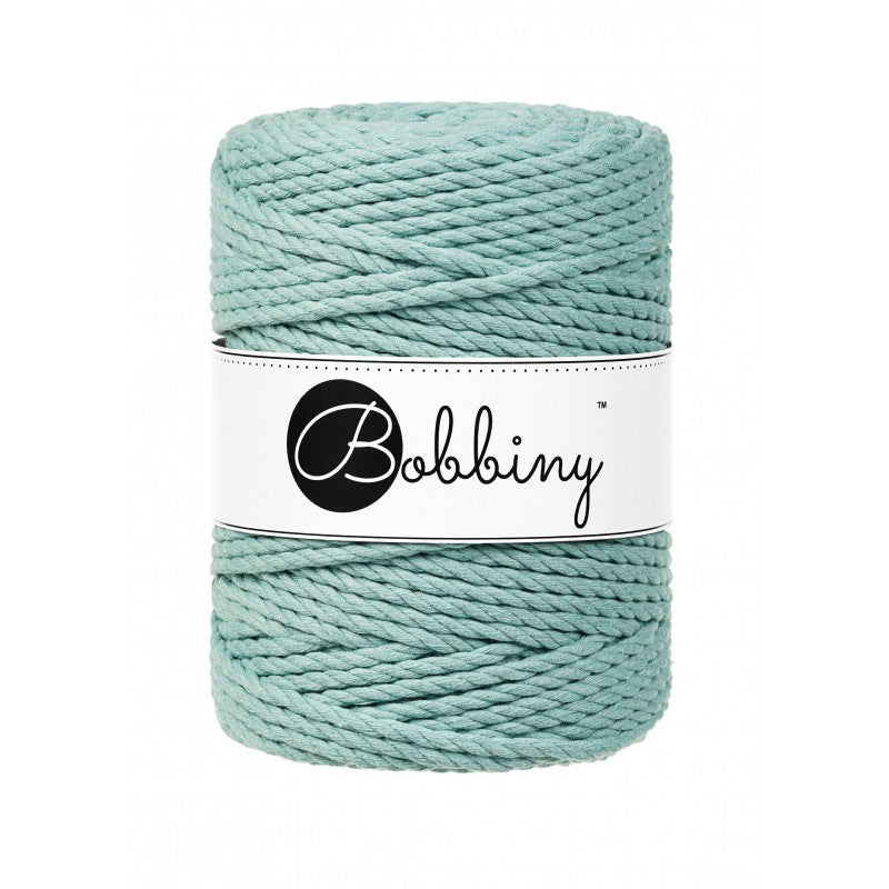BOBBINY - COTON CÂBLÉ 3PLY 5MM (ÉDITION LIMITÉE) - DUCK EGG BLUE