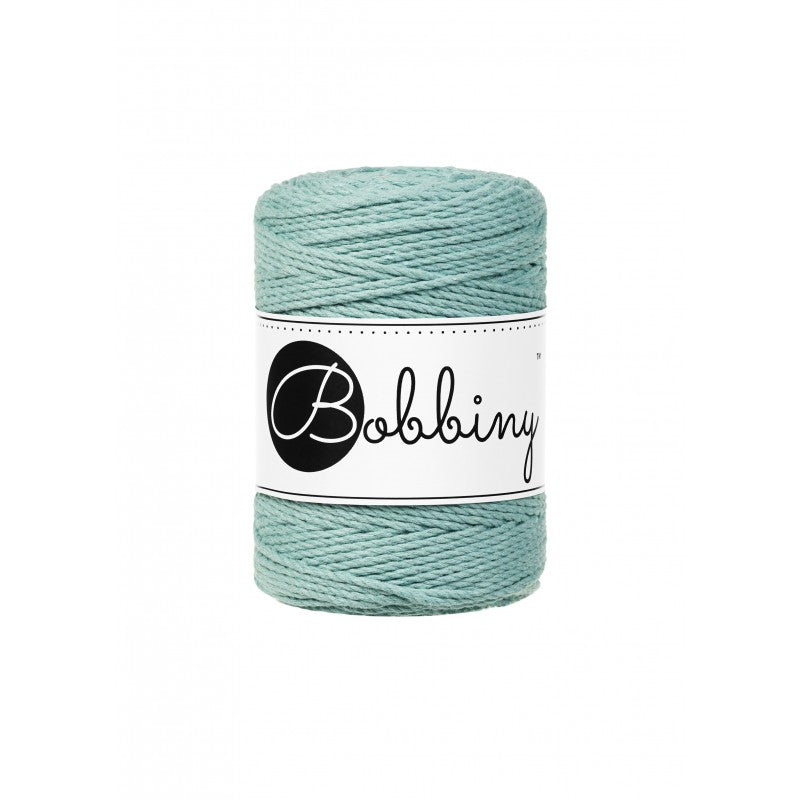 BOBBINY - COTON CÂBLÉ 3PLY 1.5MM (ÉDITION LIMITÉE) - DUCK EGG BLUE