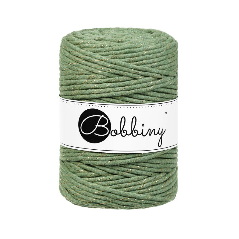 BOBBINY - COTON PEIGNÉ 5MM (EDITION LIMITEE) - GOLDEN EUCALYPTUS