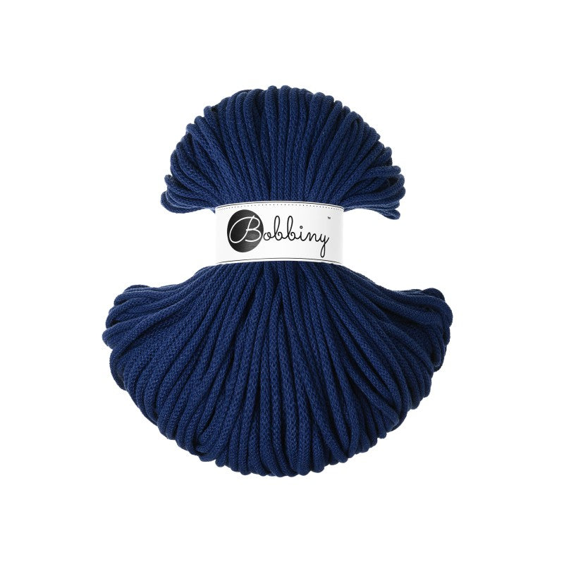 BOBBINY - COTON TRESSÉ PREMIUM 5MM (100M) - INK BLUE