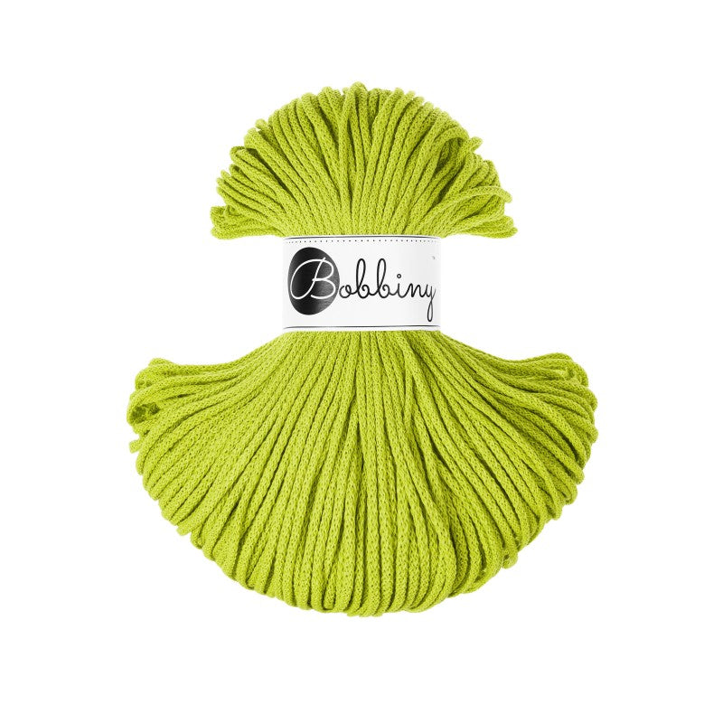 BOBBINY - COTON TRESSÉ JUNIOR 3MM - DOPAMINE LIME - EDITION LIMITEE