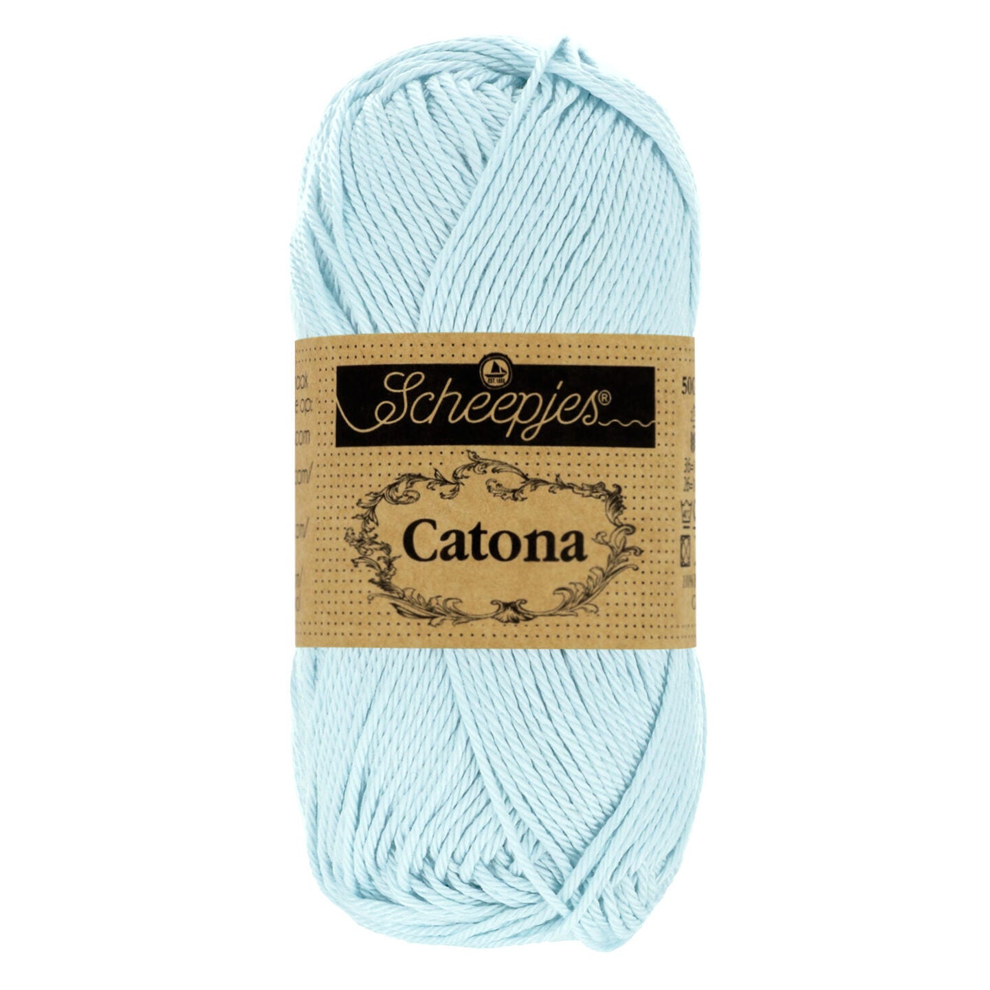 Scheepjes - Coton mercerisé Catona - 509 Baby Blue