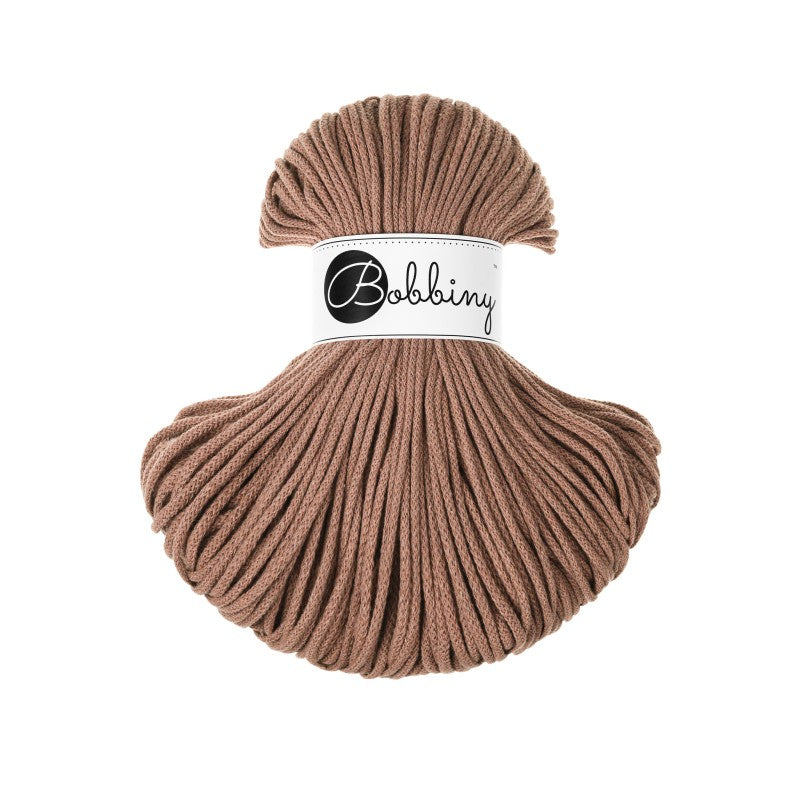 BOBBINY - COTON TRESSÉ JUNIOR 3MM - MOCHA MOUSSE