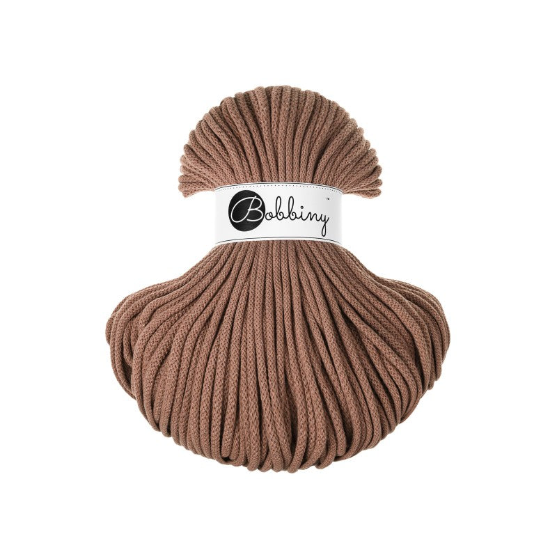 BOBBINY - COTON TRESSÉ PREMIUM 5MM (100M) - MOCHA MOUSSE