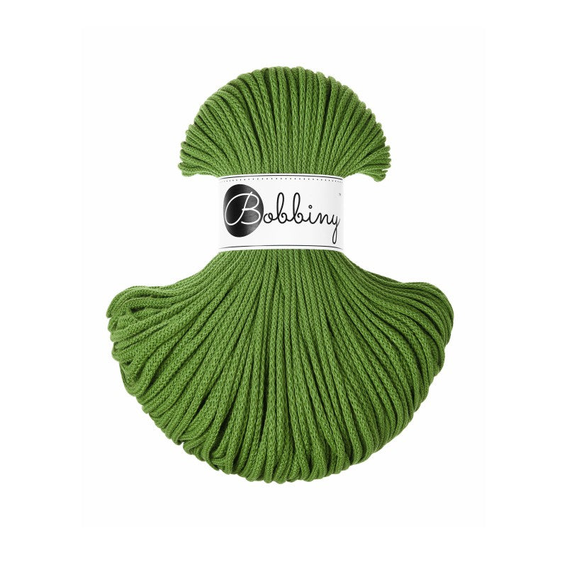 BOBBINY - COTON TRESSÉ JUNIOR 3MM - MOSS GREEN