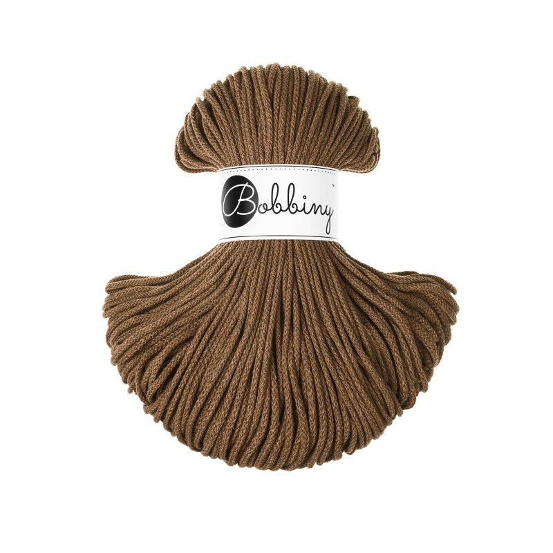 BOBBINY - COTON TRESSÉ JUNIOR 3MM - NUT BROWN