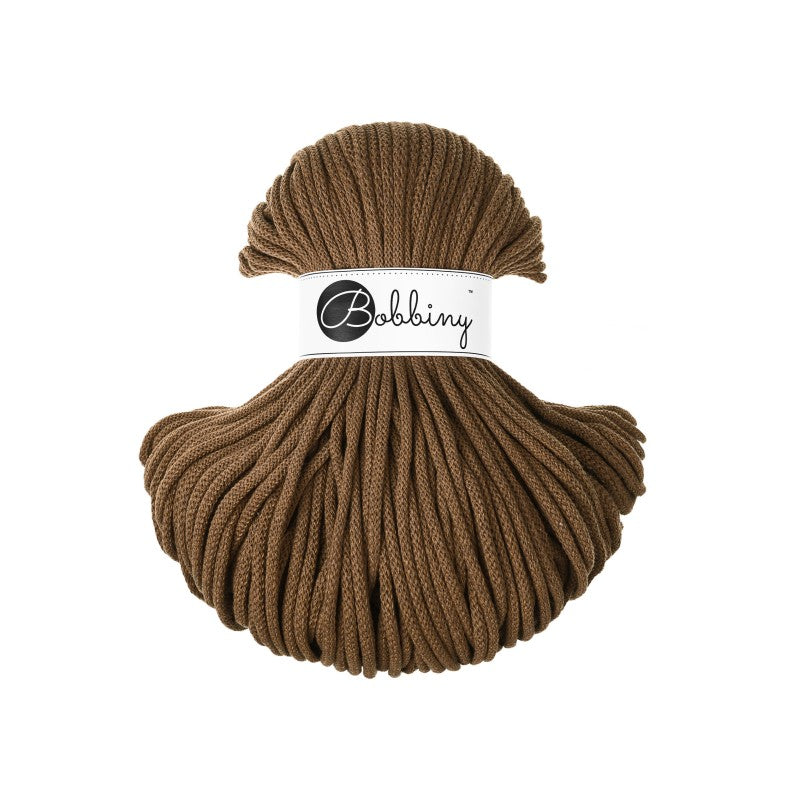 BOBBINY - COTON TRESSÉ PREMIUM 5MM (100M) - NUT BROWN