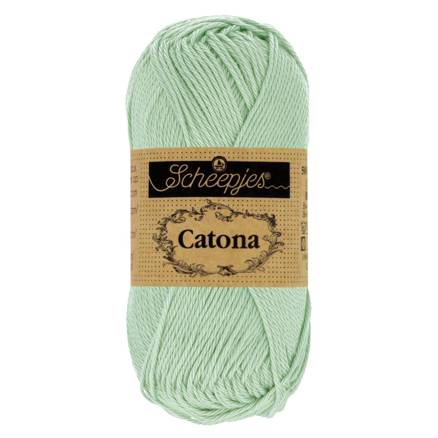 Scheepjes - Coton mercerisé Catona - 402 Silver Green