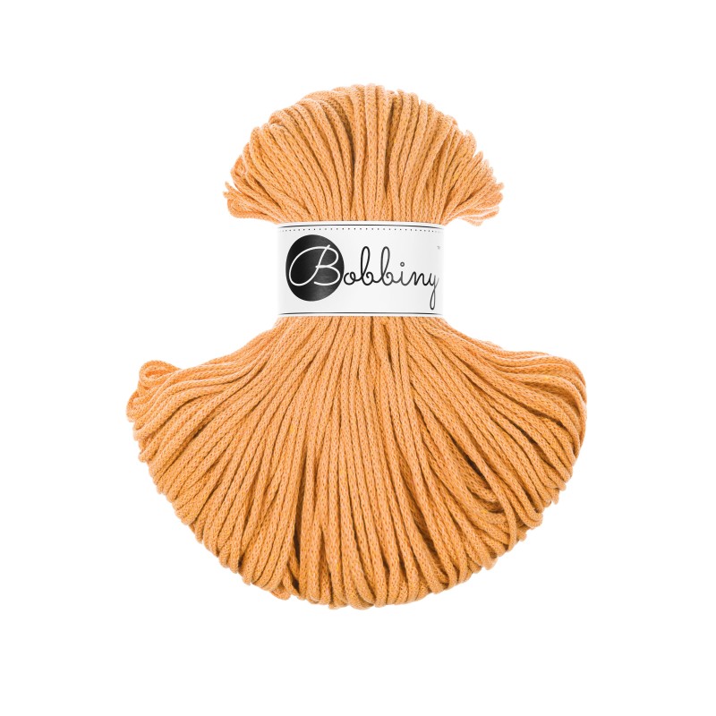 BOBBINY - COTON TRESSÉ JUNIOR 3MM - ORANGE - EDITION LIMITEE