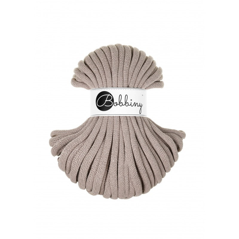 BOBBINY - COTON TRESSÉ JUMBO 9MM (30M) - PEARL