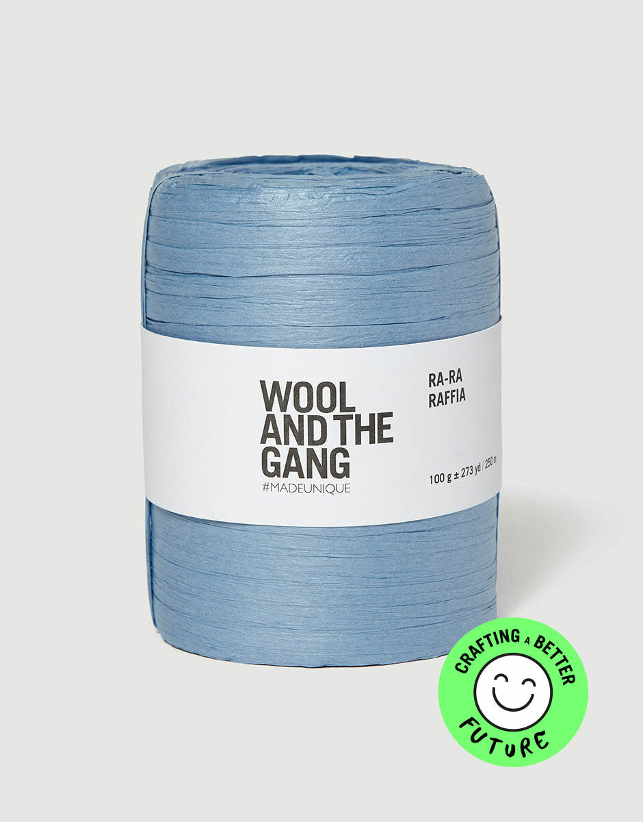 Ra-Ra Raffia Wool And The Gang - Raphia Crochet - Powder Blue 100g