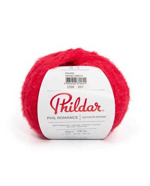PHILDAR - PHIL ROMANCE - ROUGE