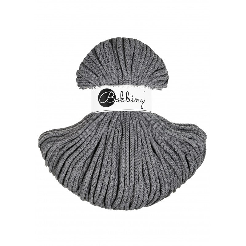 BOBBINY - COTON TRESSÉ PREMIUM 5MM (100M) - STONE GREY