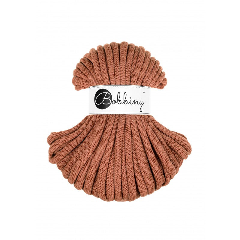 BOBBINY - COTON TRESSÉ JUMBO 9MM (30M) - TERRACOTTA