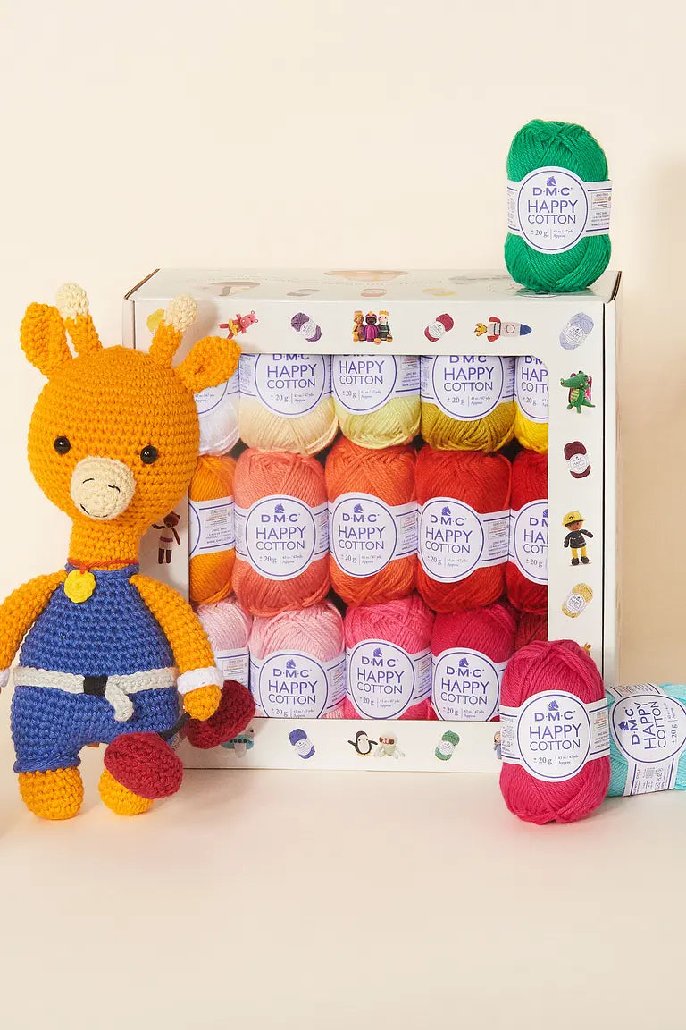 D.M.C - COFFRET FIL HAPPY COTTON - 30 PELOTES