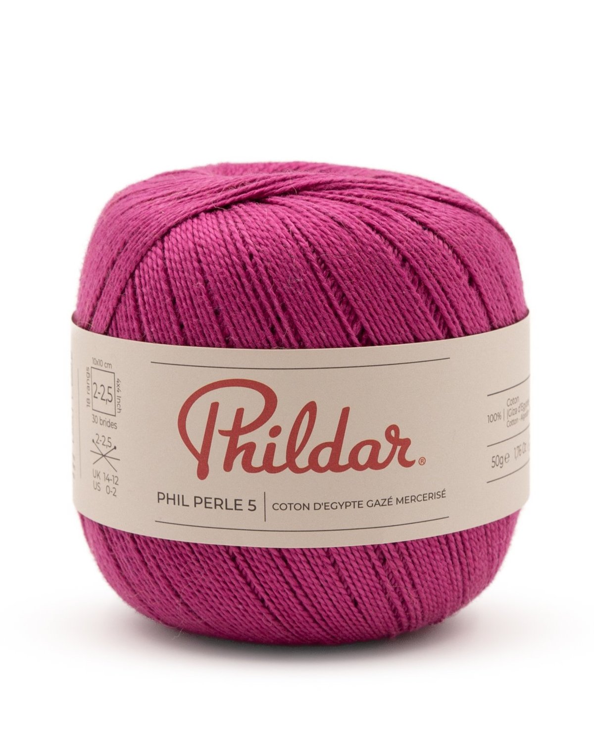 PHILDAR - PHIL PERLE 5 - FUSCHIA