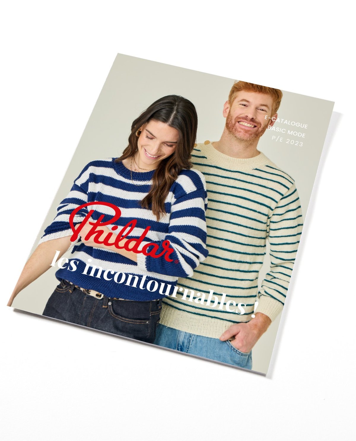 PHILDAR : CATALOGUE PDF LES INCONTOURNABLES TRICOT CROCHET FEMME HOMME - 16 MODELES P/E 2023