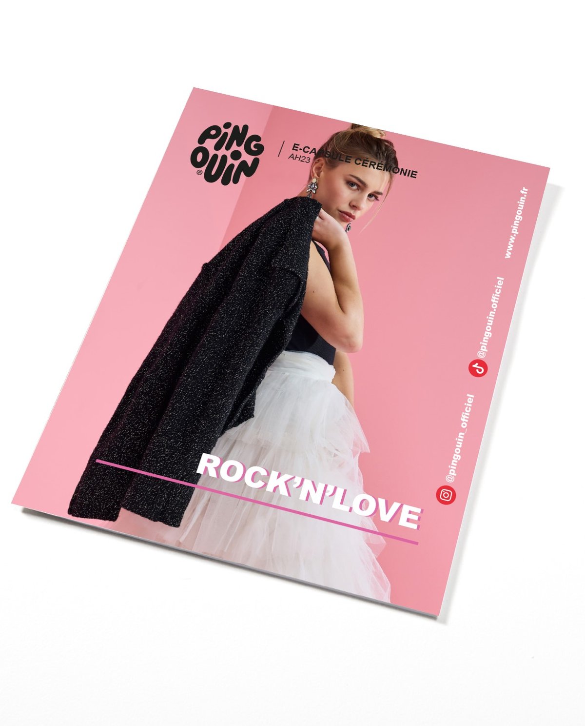 PINGOUIN : Magazine Pdf Tricot Crochet : Rockn love A/H 2023