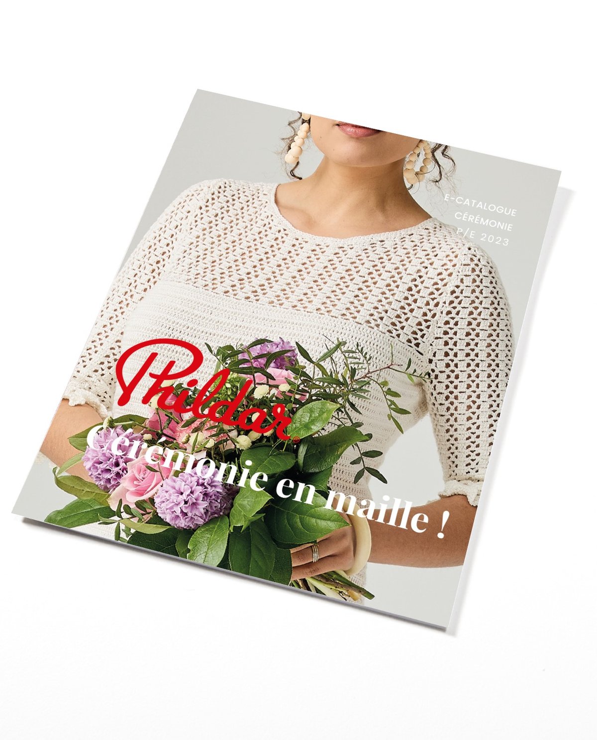 PHILDAR : CATALOGUE PDF CROCHET TRICOT HOMME FEMME ENFANT - 15 MODELES P/E 2023
