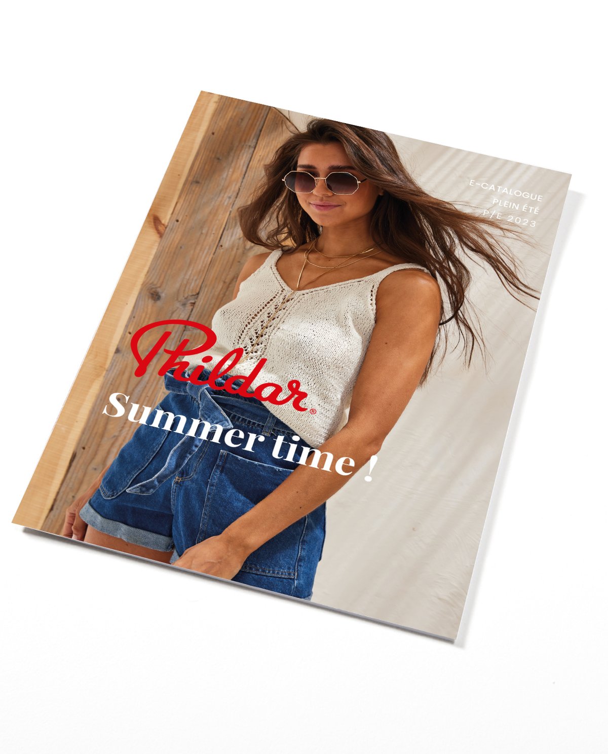 PHILDAR : CATALOGUE PDF CROCHET TRICOT FEMME SUMMER TIME - 9 MODELES P/E 2023