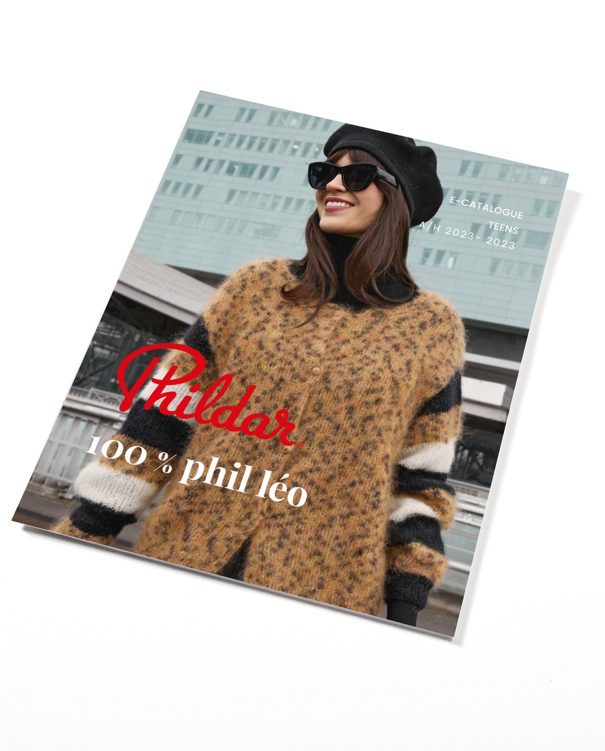 PHILDAR : CATALOGUE PDF TRICOT FEMME  100% PHIL LEO - MODELES A/H 2023