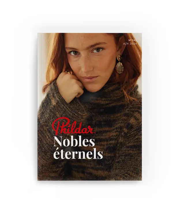 PHILDAR : NOBLES ETERNELS - CATALOGUE TRICOT FEMME  N°249 - 26 MODELES A/H 2024