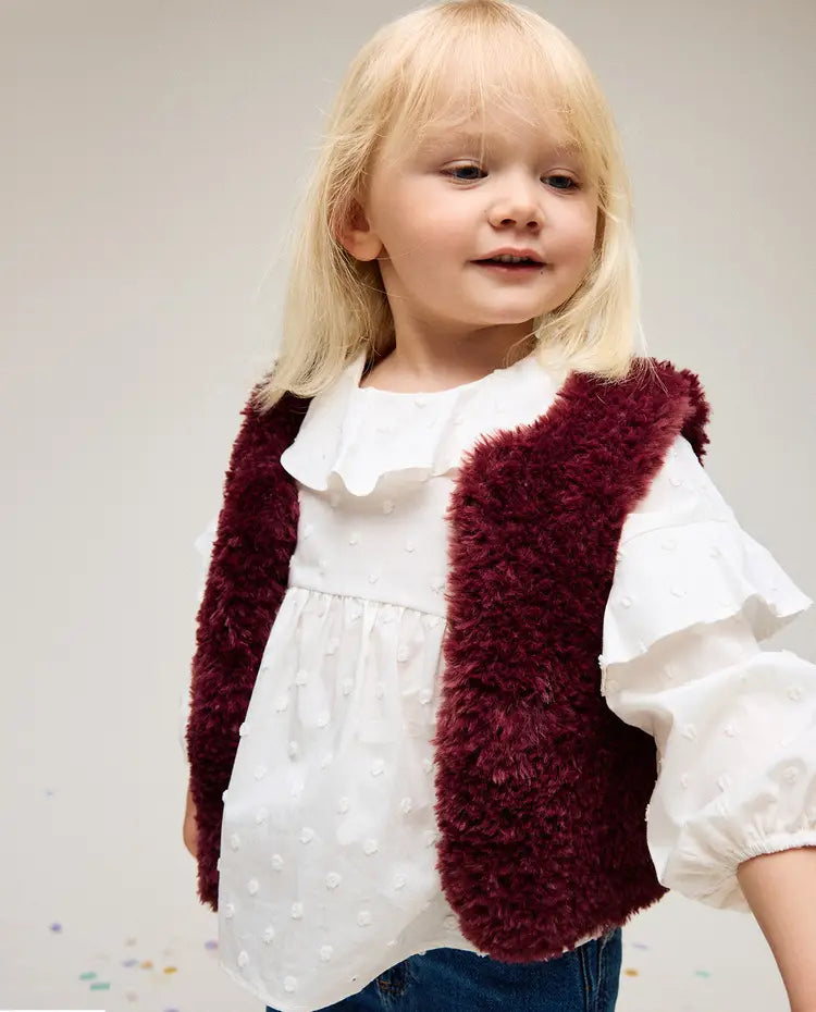 Patron PDF Tricot Phildar : Modèle enfant gilet de berger en Phil inuit - facile