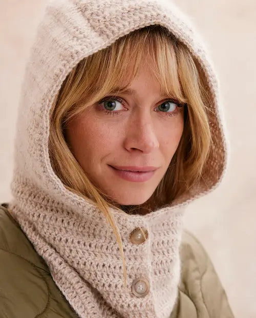 Kit Crochet Phildar  : La cagoule Salomé - Niveau Intermédiaire