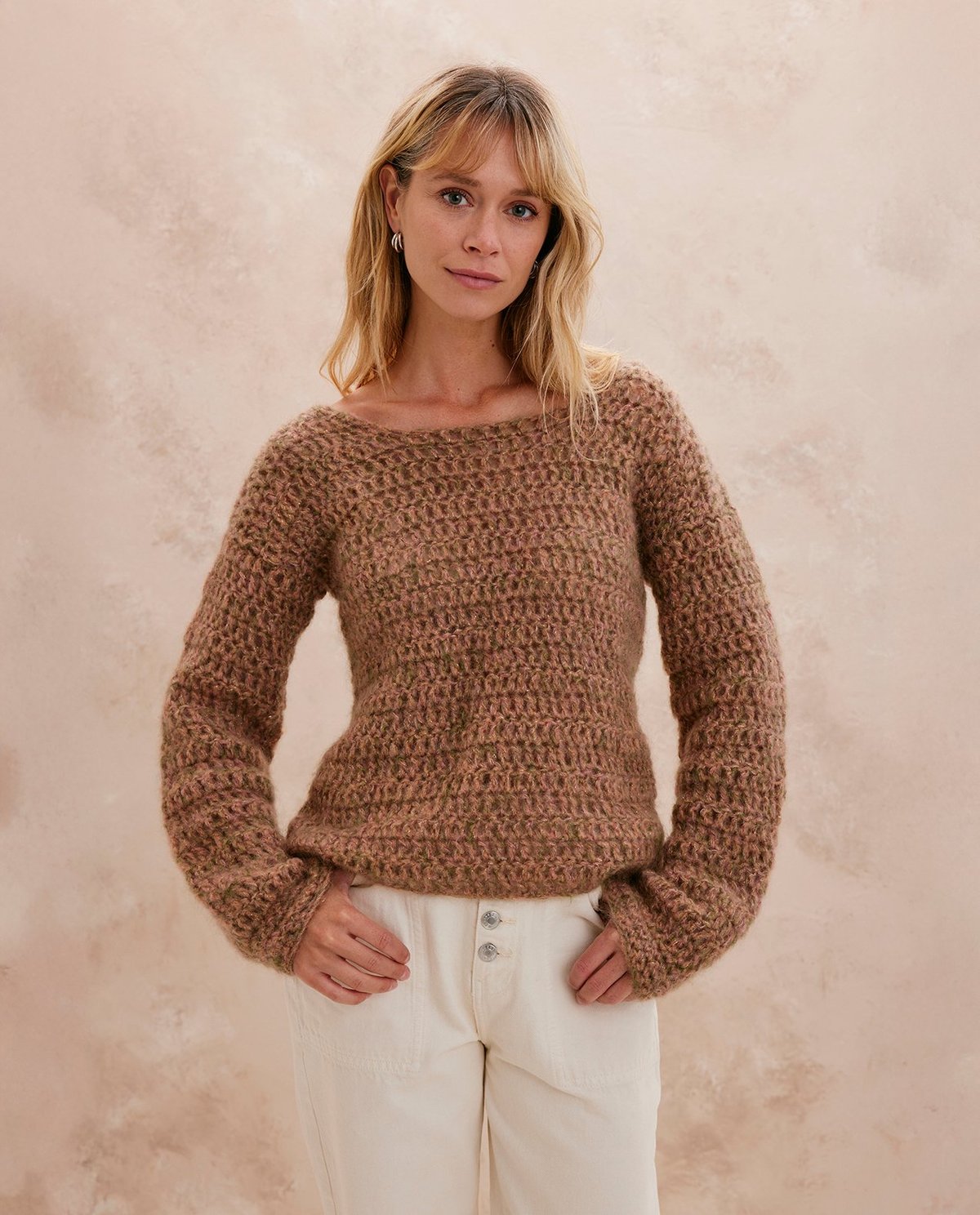 Patron Crochet Phildar : Le Pull Femme SYBILLE - Niveau Intermédiaire