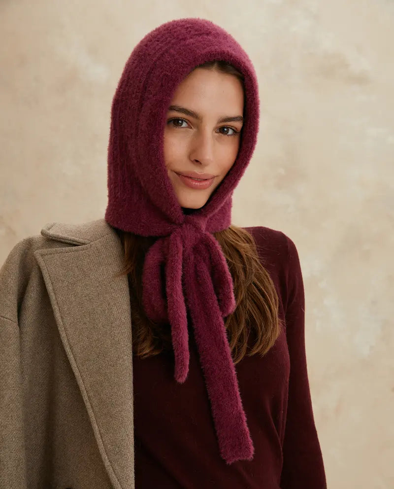 Patron PDF Tricot Phildar : Modèle capuche BORGIA en phil Romance - Intermédiaire