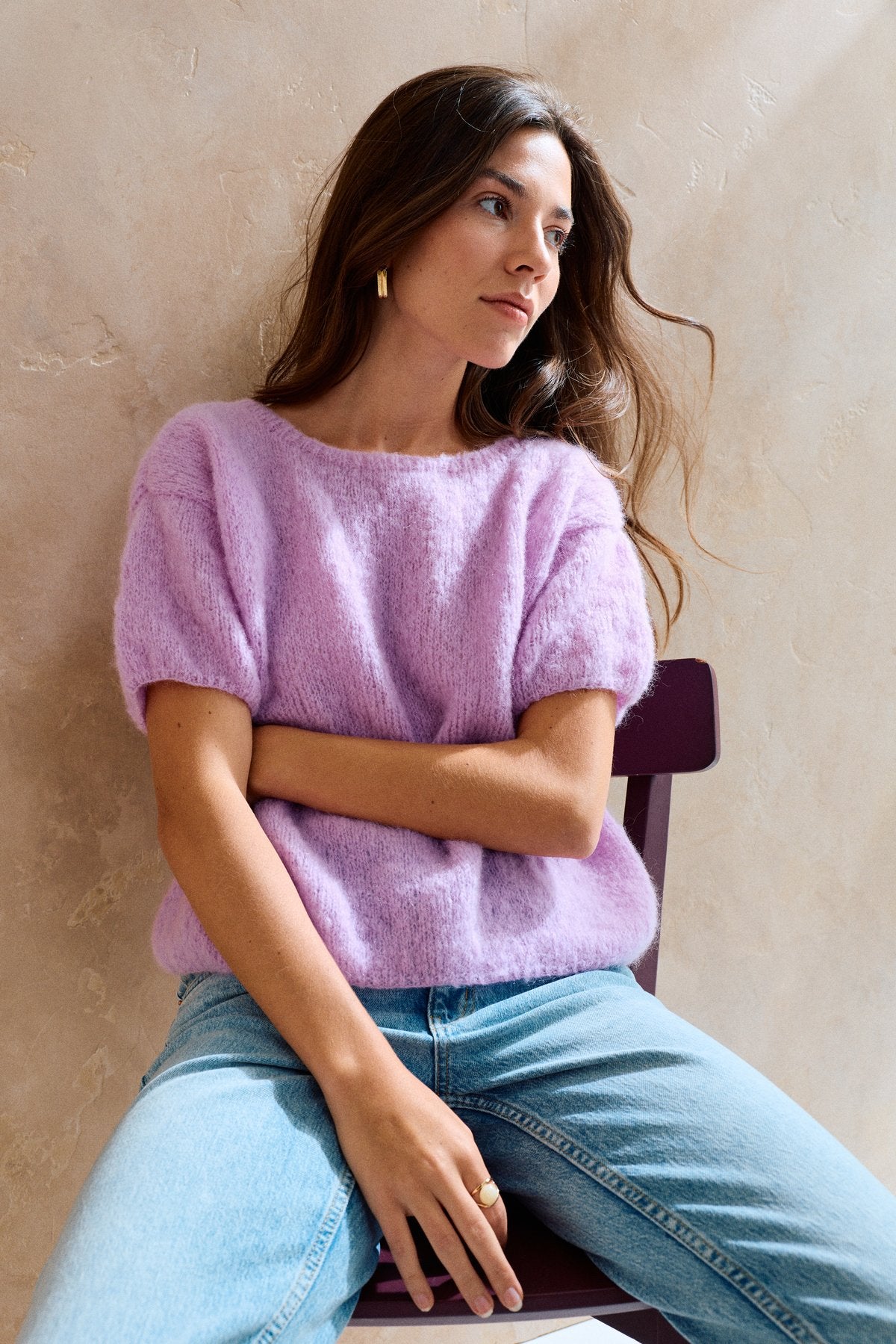 PATRON PDF TRICOT : modèle pull COLINE en Phil Chic